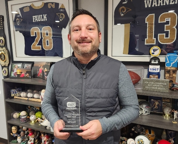 Vernetti Awarded Community Champion Impact Award